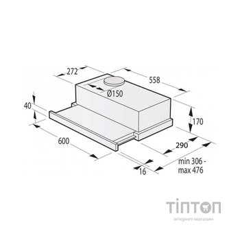 Витяжка кухонна Gorenje TH60E3B
