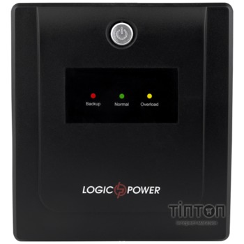 ИБП LogicPower LPM-U850VA-P, Lin.int., AVR, 2 х евро, USB, LED, пластик