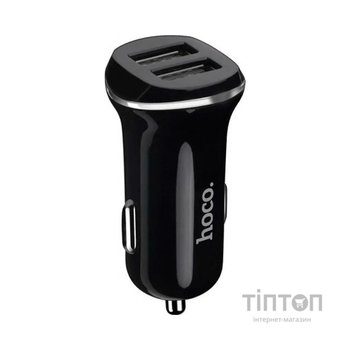 Зарядний пристрій HOCO Z1 2xUSB Black (6957531035909)