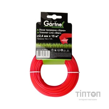 Жилка косильна Gartner "Зірка" 2,4 мм × 15 м (41124015)