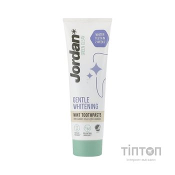 Зубна паста Jordan Green Clean Gentle Whitening Ніжне відбілювання 75 мл (7310610026769)