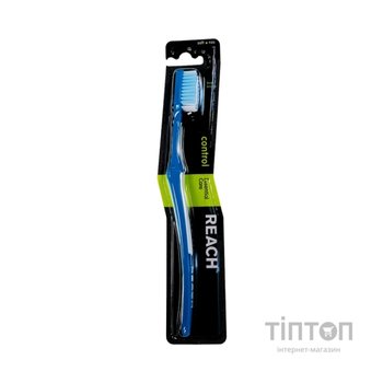 Зубна щітка Reach Control Soft Toothbrush Блакитна (4820019803418)